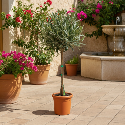 Buitenplant - Olea Europaea op Stam - Pot Ø 15cm Hoogte ↕ 60cm