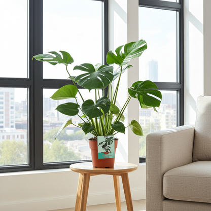 Kamerplant - Monstera Deliciosa - Pot Ø 19cm Hoogte ↕ 60cm