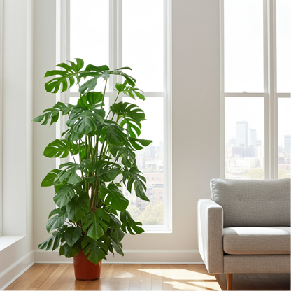 Kamerplant - Monstera Deliciosa - XXL - Pot Ø 27cm Hoogte ↕ 180cm
