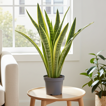 Kamerplant - Sansevieria Aubrytniana Lauren - Pot Ø 14cm Hoogte ↕ 50cm