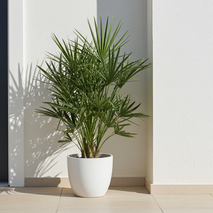 Buitenplant - Chamaerops Humilis - Winterhard - Pot Ø 21cm Hoogte ↕ 100cm