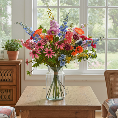 Kunstbloemen - Boeket XL Electric Love - Hoogte ↕ 90cm