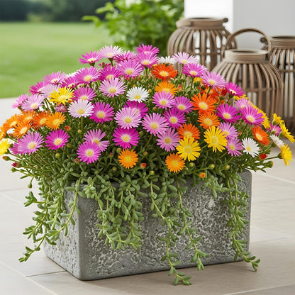 Buitenplant 8x Delosperma Jewel of Desert - Winterhard - Pot Ø 14cm Hoogte ↕ 17cm