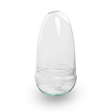 Terrarium bolglas tweedelig - Egg - Ø 12cm Hoogte ↑ 25cm