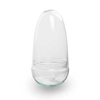 Terrarium bolglas tweedelig - Egg - Ø 12cm Hoogte ↑ 25cm
