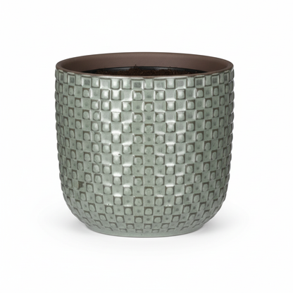 Sierpot - Mini Pot Relief Groen - Ø 7cm