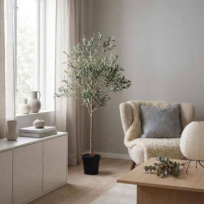 Kunstplant - Kunstplant Olijfboom - 170cm