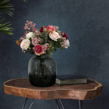 Kunstbloemen - Boeket Flame Roses - 45cm