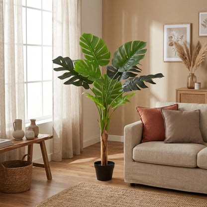 XL Kunstplant - Monstera Deliciosa - Hoogte ↕ 120cm