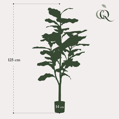 Kunstplant - Ficus Lyrata - Hoogte ↕ 120cm