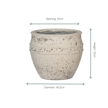 Pot - Athena M Chalk White - Ø 41cm Hoogte ↕ 33cm