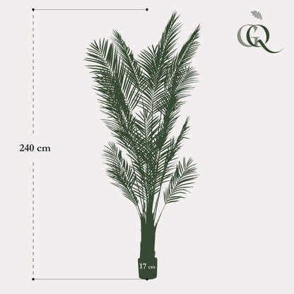 XL Kunstplant - Areca Lutescens Goudpalm - Hoogte ↕ 240cm