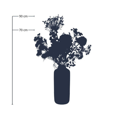 Kunstbloemen - Boeket Purple Bloom Deluxe - 10 stelen - Hoogte ↕ 90cm