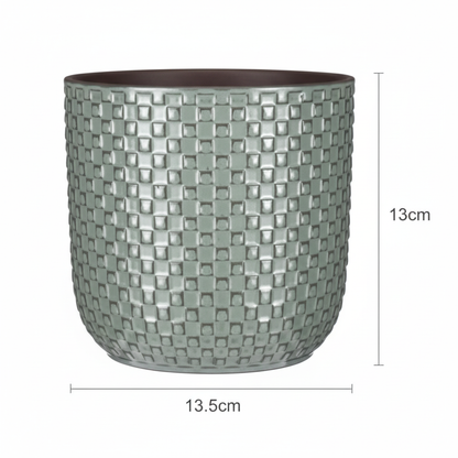 Pot - Pot Relief Groen - Ø 13,5cm