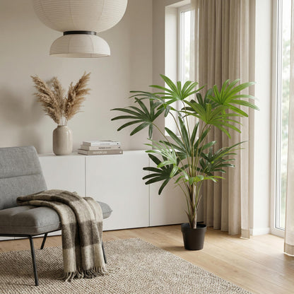 XL Kunstplant - Rhapis Excelsa - Hoogte ↕ 120cm