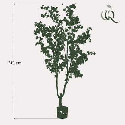 Kunstplant - Prunus Kersenbloesem Roze - Hoogte ↕ 210cm