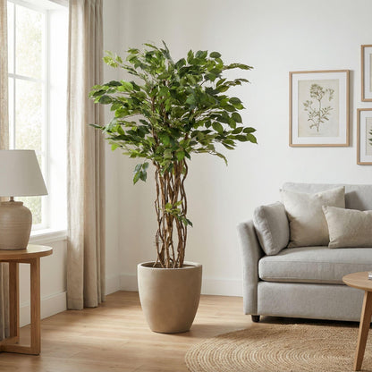XL Kunstplant - Ficus Liana Kunstboom - Hoogte ↕ 140cm