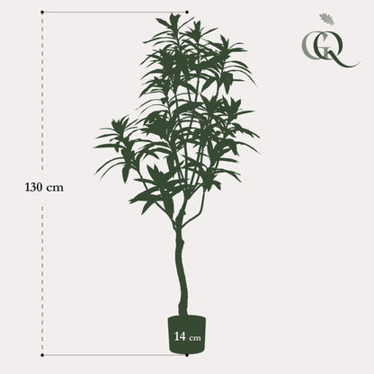 Kunstplant - Dracaena Drakenboom - 130 cm