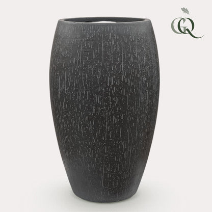 Sierpot - Raindrop Emperor L Antraciet - Pot Ø 37cm Hoogte ↕ 60cm