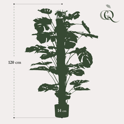 Kunstplant XL - Monstera Deliciosa - Hoogte ↕ 120cm