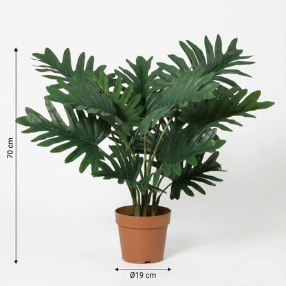Kunstplant - Philodendron Selloum - Hoogte ↕ 70cm
