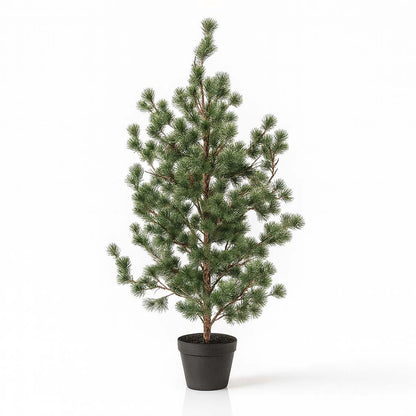 Grote Kunstplant - Dennenboom Cedar Pine in pot - Hoogte ↕ 120cm