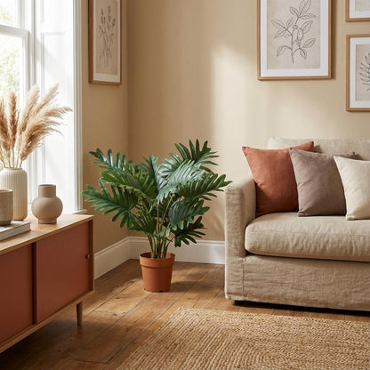 Kunstplant - Philodendron Selloum - Hoogte ↕ 70cm