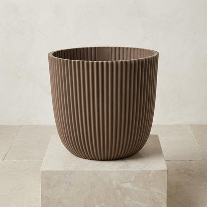 Pot - Nature Groove Warm Taupe - Ø 22cm