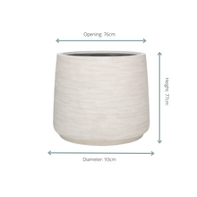 Sierpot - Jumbo Patt Ivory Washed - D93cm x H77cm