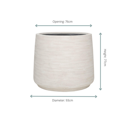 Sierpot - Jumbo Patt Ivory Washed - D93cm x H77cm