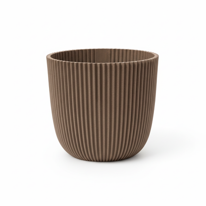 Pot - Nature Groove Warm Taupe - Ø 22cm