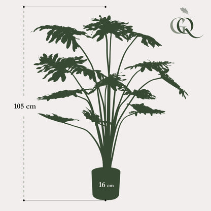 Kunstplant - Philodendron - Hoogte ↕ 105cm