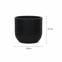 Pot - Capi Nature Skin Bol Antraciet - Ø 24cm H 21cm