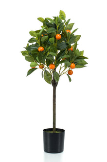 Kunstplant - Citrus Sinensis - Sinaasappelboom - Hoogte ↕ 75cm