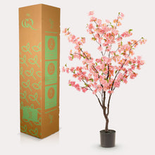 Kunstplant - Prunus Kersenbloesem Roze - Hoogte ↕ 135cm