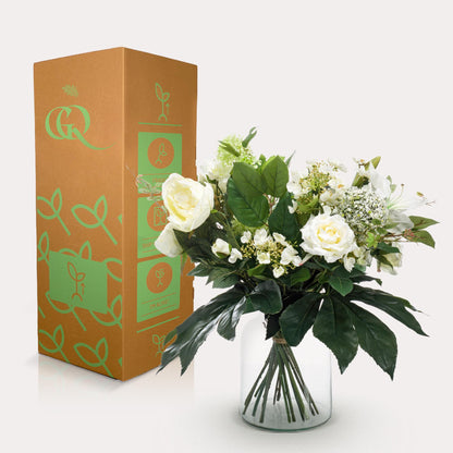 Kunstbloemen - Boeket M White Dream - Hoogte ↕ 60cm