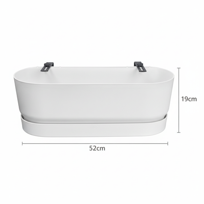 Pot - Greenville Easy Balcony - Wit - Ø 25cm
