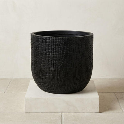 Pot - Capi Nature Skin Bol Antraciet - Ø 24cm H 21cm