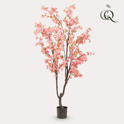 Kunstplant - Prunus Kersenbloesem Roze - Hoogte ↕ 210cm