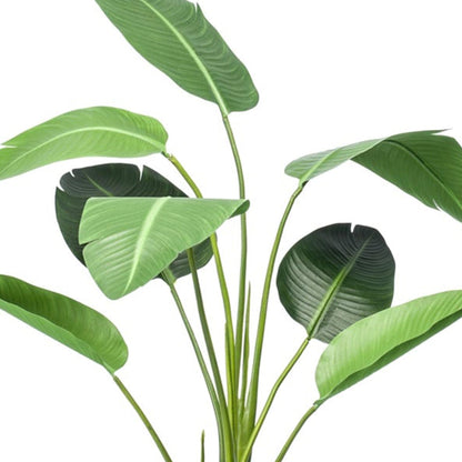 Kunstplant - Strelitzia - In zwarte pot - Hoogte ↕ 120cm
