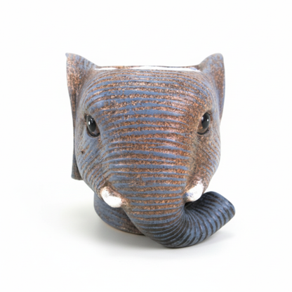 Sierpot - Planter Olifant Grijs - D11/12cm x H10cm
