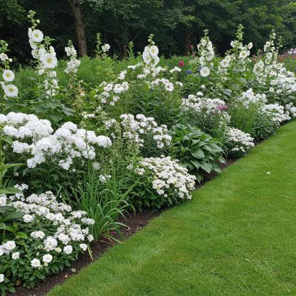 Buitenplant - Borderpakket Wit - 24 Vaste planten - 3 m2 - Pot Ø 11cm