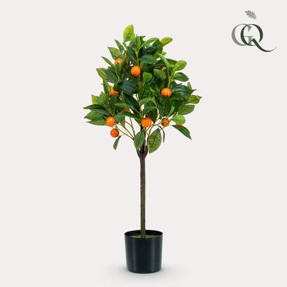 Kunstplant - Citrus Sinensis - Sinaasappelboom - Hoogte ↕ 75cm