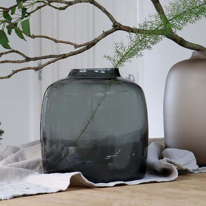 Vaas - Glas - Bartica Grey - H25cm B25cm