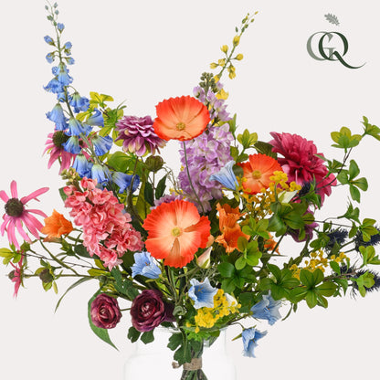 Kunstbloemen - Boeket XL Electric Love - Hoogte ↕ 90cm