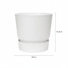 Sierpot - Elho Greenville Round - Wit - Ø 20cm