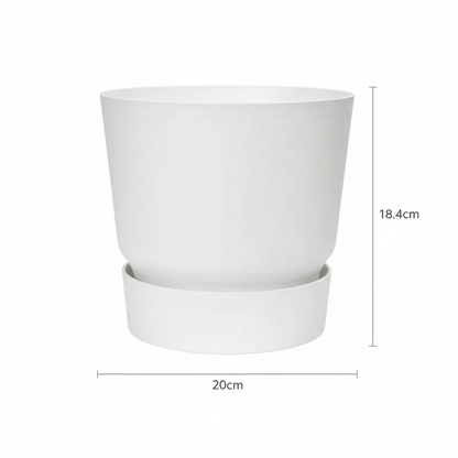 Sierpot - Elho Greenville Round - Wit - Ø 20cm