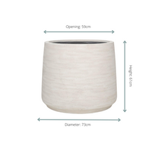 Sierpot - Jumbo Patt Ivory Washed - D73cm x H61cm