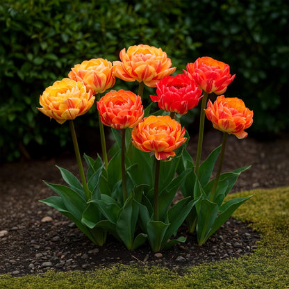 Bloembollen 12x Tulp Gudoshnik Double - Dubbelbloemig - Bolmaat 11/12