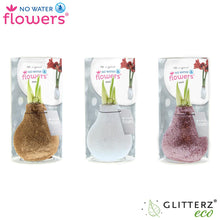 Kunstplant 3x Glitterz Charm Mix in Koker - Pot Ø 7cm Hoogte ↕ 15cm